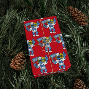 UNC Chapel Hill Vintage Ramses Wrapping Paper