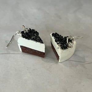 Cookies and Cream Cheesecake Earrings
