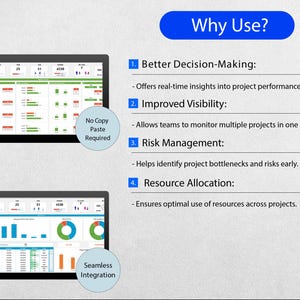Project Portfolio Dashboard Template | All in One Project Tracking ...