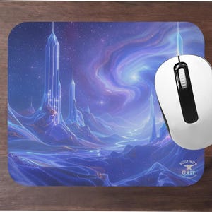 Mouse Pad Celestial Dreams Cosmic Desk Accessory Space Decor Gamer Mat Fantasy Office Gift Computer Desk Pad