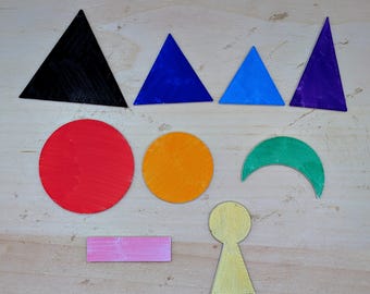 Montessori Language Learning Tools - Set of Basic Grammar Symbols