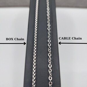 High-quality silver-tone stainless steel necklace chains in various lengths and styles. Durable, tarnish-free, and waterproof silver color chains with a secure clasp. Hypoallergenic and lead-free jewelry for sensitive skin, ideal for pairing with a cross or mythological pendant.