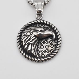 Eagle Necklace - American Eagle Necklace - American Symbol - Eagle Head Necklace - Power Necklaces - Gift Necklaces - Gift For Him