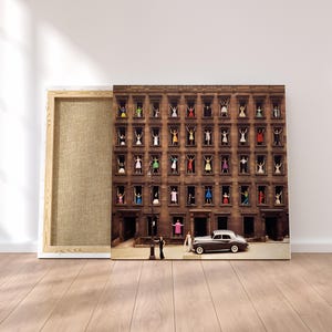 Ormond Gigli - Girls in the Windows - Canvas Print - Art - Home Decor - New - Gift Wall Decor, Ready To Hang Options Express Delıvery