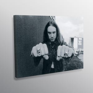 Cliff Burton premiumfoto klaar om op te hangen canvas of canvas, posterafdrukken | Verschillende maten optie Rock Moederdagcadeau - Rock Gift