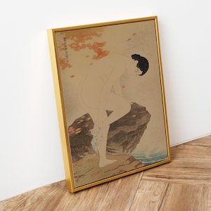 Japan Art - The Fragrance Of a Bath 1930 - Ito Shinsui Print Ukiyo-e Poster Japan Wall Art Shinsui Poster Japanese Art - Living Room Prints
