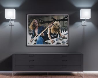 Póster de lienzo de Cliff Burton / Arte mural de música rock