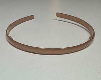 hand made 1/4” wide headband, made in France