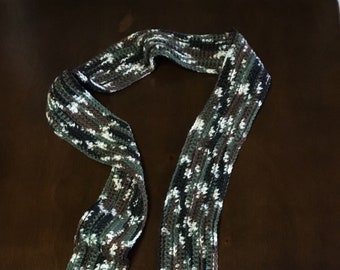 Camo colored scarf