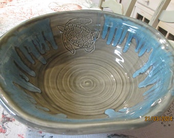 Sea Turtle Serving Bowl