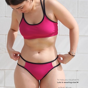 Pink Two-Piece Pole Dance Set – Arwen Outfit for Training, Aerial & Stage Performance