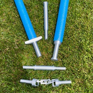 3D Printed Pool Noodle Sword Handle | Foam Blade DIY Accessory | Safe Play Sword Hilt for Kids | Battle Games | LARP Cosplay Fun.