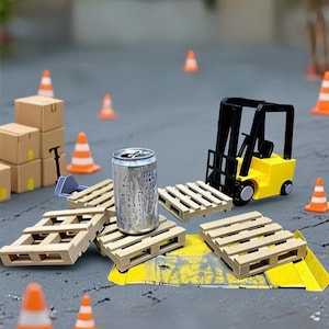 3D Printed Pallet Coaster with holder | Home Decor | Unique Gift