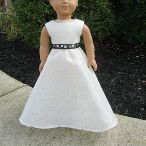 Ballgown, Prom or Party dress with shoes to fit 18" dolls like American Girl