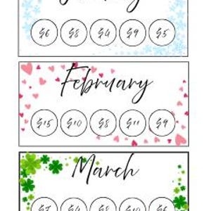 12 Month Savings Challenge