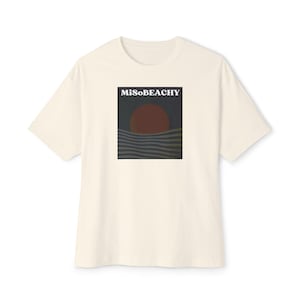MiSoBEACHY Women&#39;s Oversized Boxy Tee - Relaxed Fit T-Shirt, Loose Fit Graphic Top, Boyfriend Shirt, Slouchy Tee, Big Tee Dress