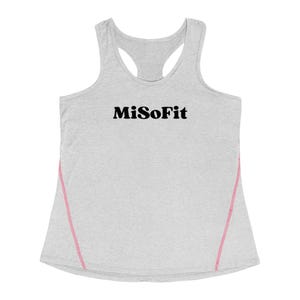 MiSoFit dames racerback sporttop-atletische tanktop, workouttank, gymshirt, sportkleding, fitnesskleding voor vrouwen