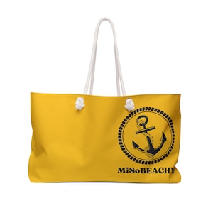 Nautical Weekender Bag: Sea Life Travel Duffle, Coastal Getaway