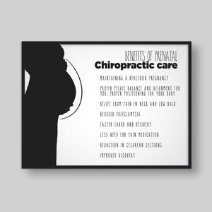 Benefits Of Prenatal Chiropractic Care | Chiropractic Poster