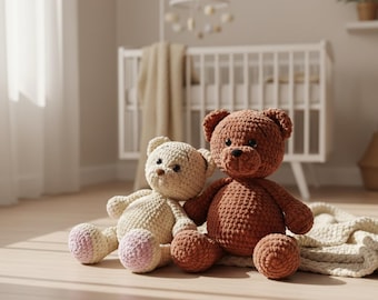 Crochet Teddy Bear Pattern – Amigurumi Plush Toy (PDF Download)
