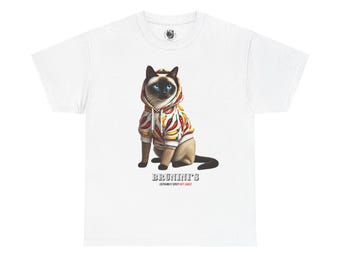 Bruno wearing hoodie with Peppers - Unisex Heavy Cotton Tee