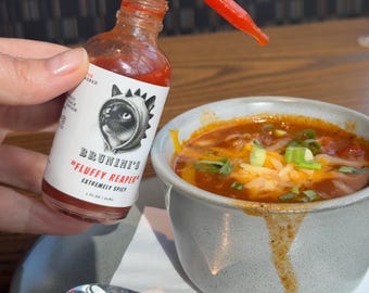Brunini's "Fluffy Reaper" - Carolina Reaper Extremely Spicy Hot Sauce