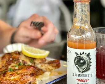 Brunini's "Naked" - Habanero Extra Spicy Hot Sauce 5 fl oz
