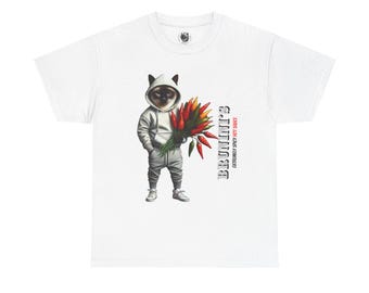 Bruno with bouquet of Peppers  - Unisex Heavy Cotton Tee