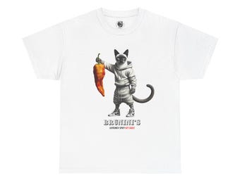 Bruno with Ghost Pepper - Unisex Heavy Cotton Tee