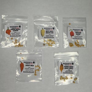 Superhot Chilis Seeds starter bundle - 12+ Seeds each