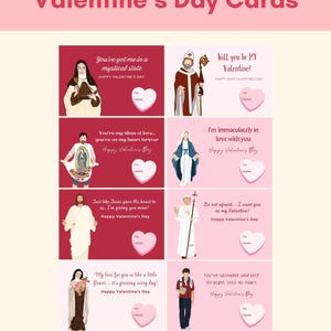 Lustige katholische Heiligen-Valentinstagskarten