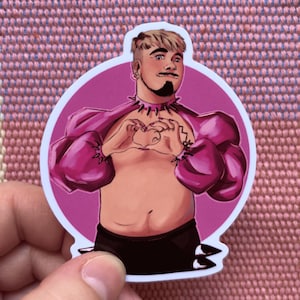 Käärijä Pink Bolero Sticker