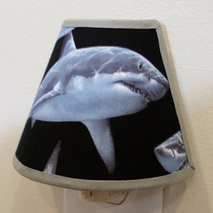 Handmade Shark Night Light by LiLiMcRiddles Designs, bedroom accessories, birthday gifts, shark week