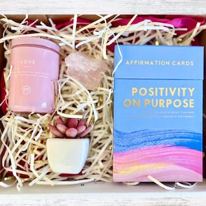 Gepersonaliseerd - Positiviteit en liefde - Feel Good Self Care-cadeauverpakking - *gratis personalisatie en cadeauverpakking*