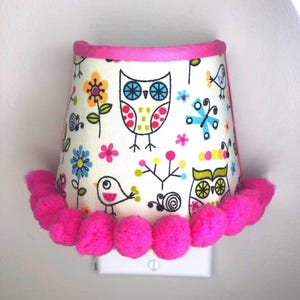 Night Light - Owls handmade by LiLiMcRiddles Designs-small light, bedroom accessories, gifts