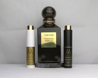T0M F0RD T0BACC0 VANlLLE 10ml Eau De Parfum EDP Travel Spray Glass Atomizer 10ml