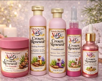 Set de cabello rejuvenecedor para la coronilla