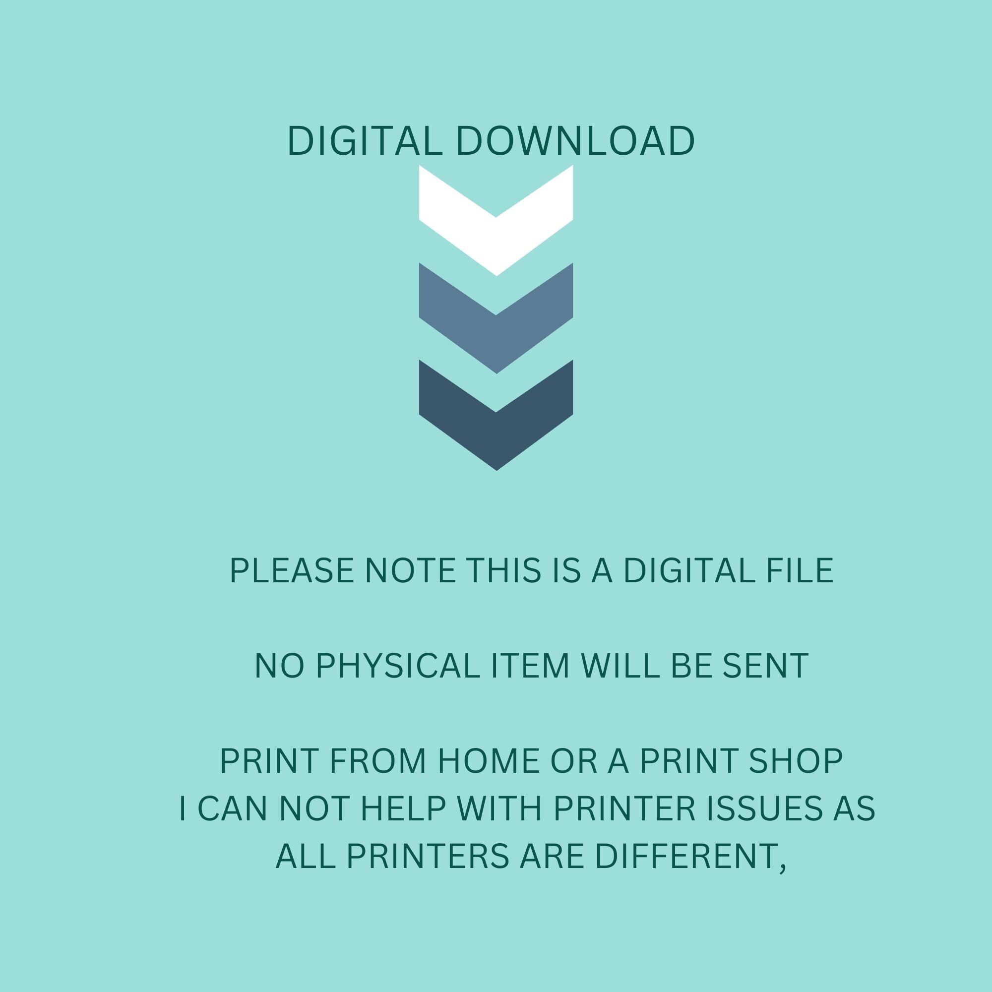 Wildflowers Printable Bookmarkers Etsy