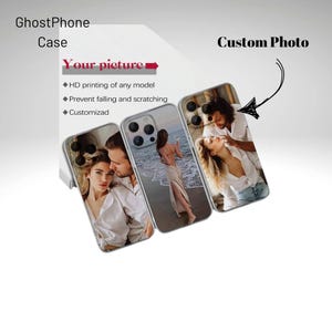 Customized Transparent Soft Silicone Full Screen Personalized Design Phone Case Compatible With Iphone 16 15 14 13 12 11 Pro Max, XR