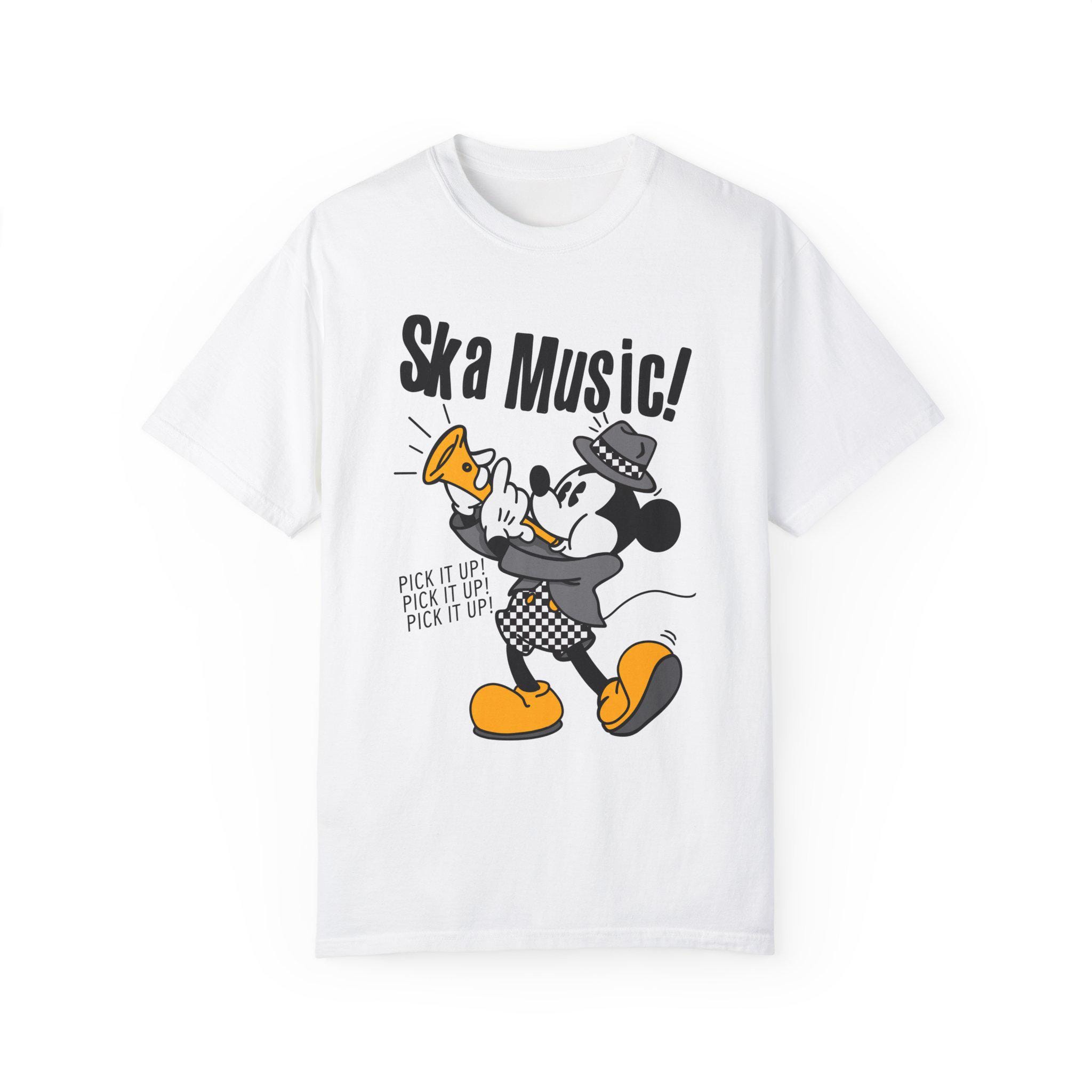 Ska Music Unisex Garment-Dyed T-Shirt, Music Lover Gift, Vintage Style Tee, Festival Apparel, Retro Music Fashion