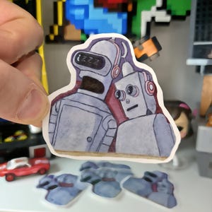 Something To Write Home About Vinyl Sticker - Get Up Kids - Bender Futurama Emo Mashup