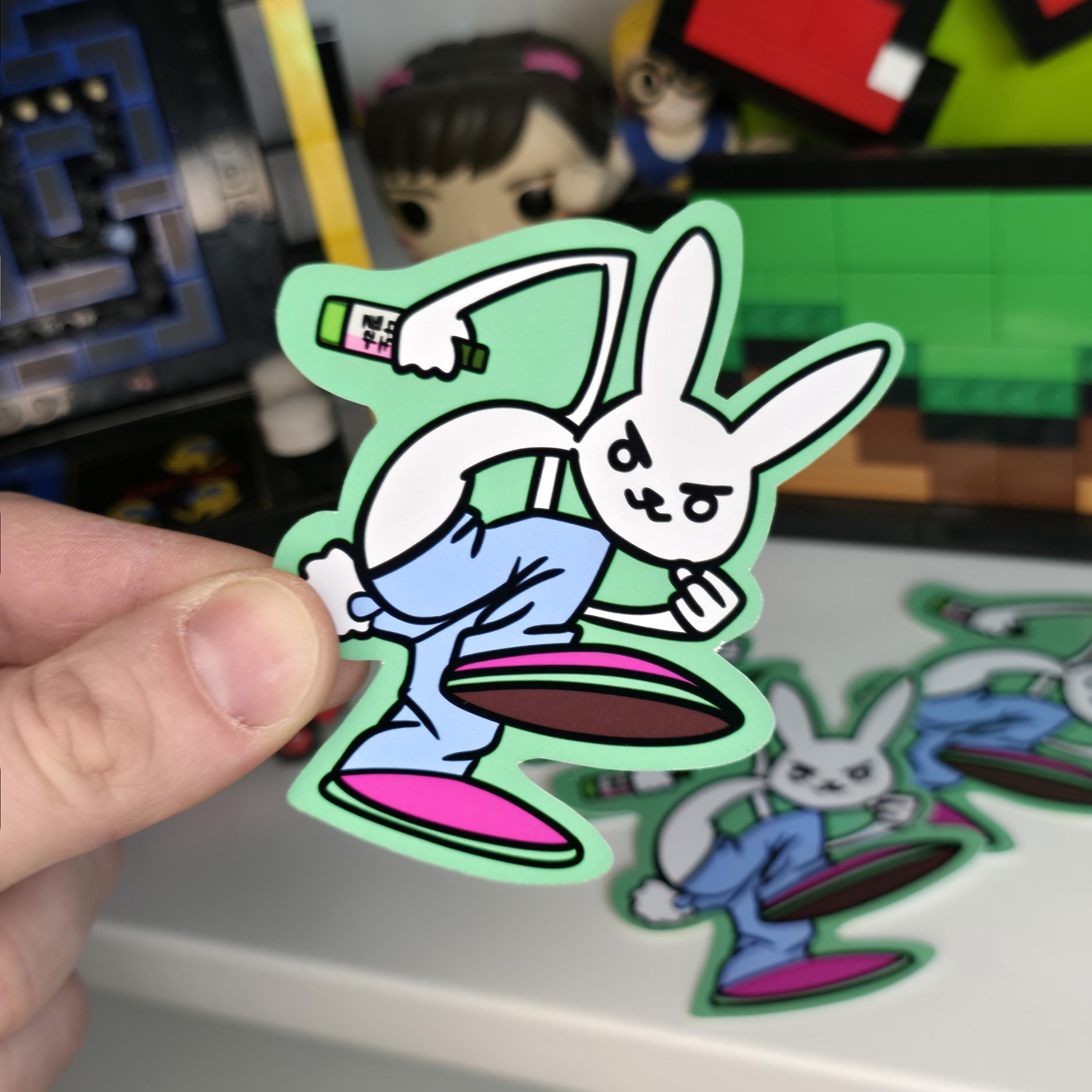 Blink 182 Bunny Sticker - Etsy