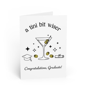 A Tini Bit Graduation Card, Grad Card, Graduation Card, Congrats Grad, Congratulations Card, Grad 2025