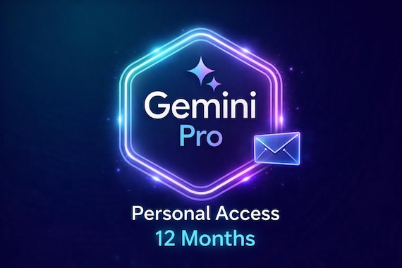 Gemini AI Pro 12 Month Access | Invitation to Your Email + Bonus (vec 08-03-27)
