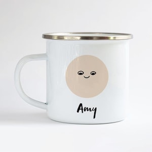 Personalised Enamel Mug, Personalised Fun Kids Mug, Name on Enamel Mug, Cute Kids Mug, Personalised Mug, Easter Mug, Camping Style Mug, Tin