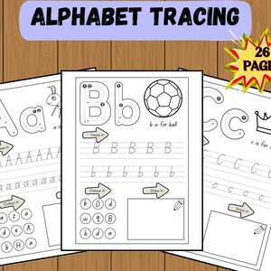Preschool aplhabet tracing practice, alphabet for kids, practice, handwriting, letter recognition, tracing pages, First Alphabet, printable