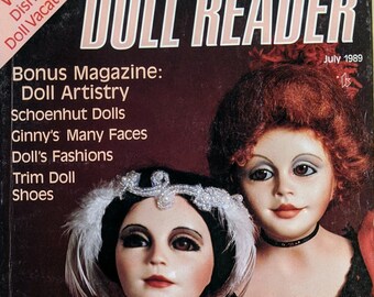 Doll Reader July 1989 with Bonus Magazine:  Doll Artistry