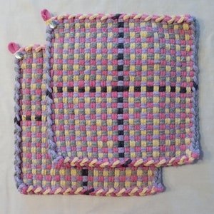 Loomed Topflappen Pro Size/Misty Pastell