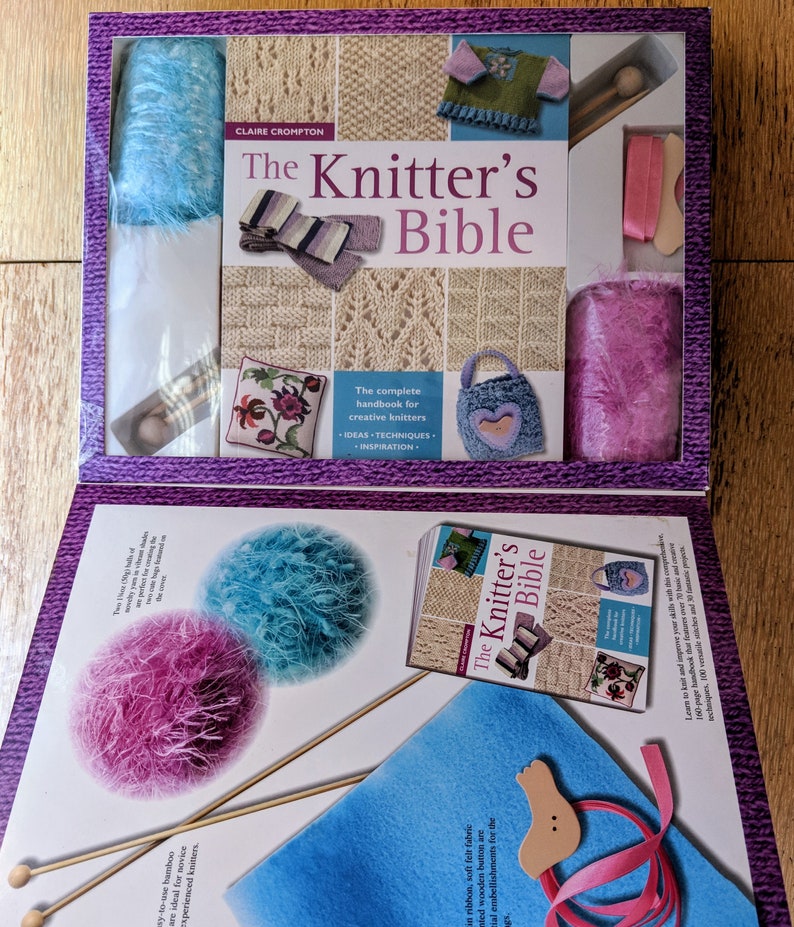 The Knitter/'s Bible book and craft kit by Claire Crompton