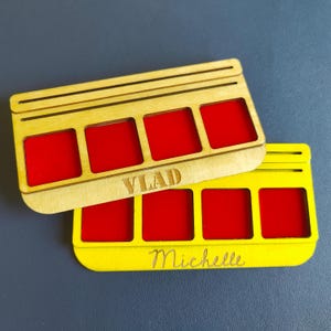 Compact Cards & Tokens Holder - Custom Tray for Board Games with Color options